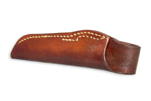 Load image into Gallery viewer, Handmade knife leather sheath - short hunting knife
