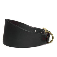 Load image into Gallery viewer, Greyhound, Whipped hound handmade leather collar custom order
