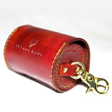 Load image into Gallery viewer, Handmade leather poop bags holder brown  Edit alt text

