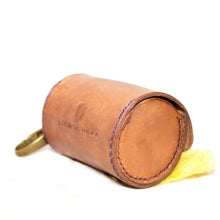Load image into Gallery viewer, Handmade leather poop bags holder natural leather
